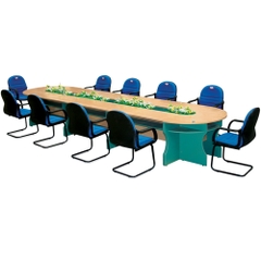 Bàn họp gỗ công nghiệp