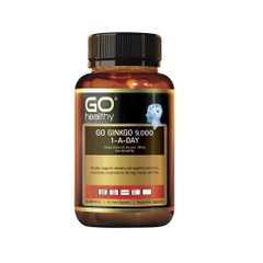 Viên Uống Go Healthy Ginkgo New Zealand Hỗ Trợ Cải Thiện Trí Nhớ, 60 viên