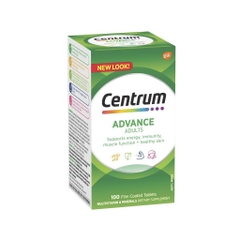 Vitamin Tổng Hợp Centrum Advance For Adults Cho Người Dưới 50 Tuổi, 100 viên