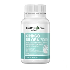 Viên Bổ Não Healthy Care Ginkgo Biloba, 100 viên