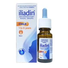 Nhỏ mũi Iiadin 0.025% cho bé từ 1-6 tuổi