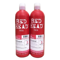 Cặp Dầu gội xả Bed Head Tigi đỏ 750ml, chính hãng Mỹ