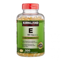 Viên uống vitamin E Kirkland 400 IU Mỹ, 500 viên