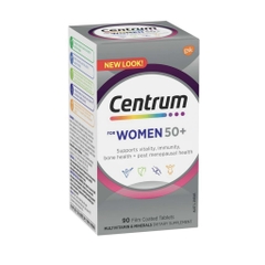 Vitamin Tổng Hợp Centrum For Women 50+ Cho Phụ Nữ Trên 50 Tuổi, 90 viên