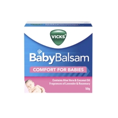 Dầu Bôi Ấm Vicks cho Bé Baby Balsam comfort for babies của Đức 50g