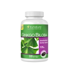 Viên uống bổ não Ginkgo Biloba 120mg Trunature Của Mỹ, 340 viên