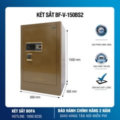 Két Sắt Nhập Khẩu Cỡ Lớn Bofa BF-V150BS2 Công Nghệ Đức Khóa Điện Tử Vân Tay