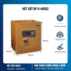 Két Sắt Mini Nhập Khẩu Bofa BF-V45BS2 Công Nghệ Đức Khóa Điện Tử Vân Tay