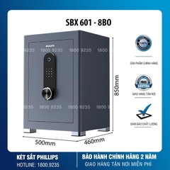Két Sắt Thông Minh Philips SBX601-8B0 Vân Tay Điện Tử Chính Hãng