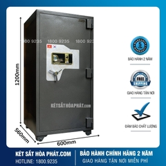 Két sắt ngân hàng Century KV1200 khóa vân tay