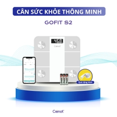 Cân Sức Khoẻ Điện Tử Thông Minh CRENOT Gofit S2 Đo Phân Tích 15 Chỉ Số Cơ Thể