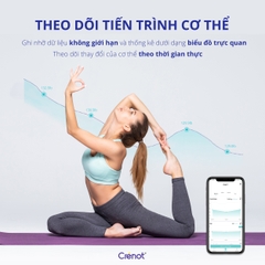 Cân Sức Khoẻ Điện Tử Thông Minh CRENOT Gofit S2 Đo Phân Tích 15 Chỉ Số Cơ Thể