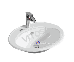 Chậu rửa lavabo đặt bán âm dương bàn (VL-743)