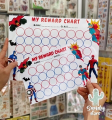 PHIẾU TÍCH ĐIỂM STICKER - REWARD CHART