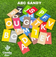 BỘ THẺ CHỮ CÁI ABC SANDY