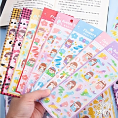 Sticker búp bê lấp lánh