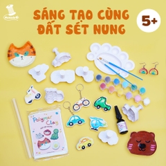 Bộ KIT làm đất sét nung (kèm khuôn tạo hình) - phương tiện giao thông