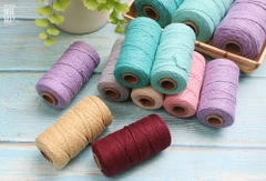 Dây thừng cotton làm macrame loại 2mm