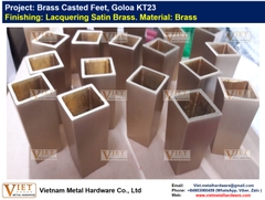Brass Casted Feet, Goloa KT23