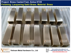 Brass Casted Feet, Goloa KT25
