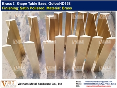 Brass I  Shape Table Base, Goloa HD158