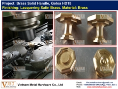 Brass Solid Handle, Goloa HD15
