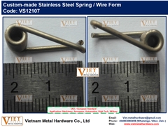 Stainless Steel Spring, Wire Form. VS12107