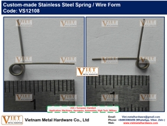 Stainless Steel Spring, Wire Form. VS12108