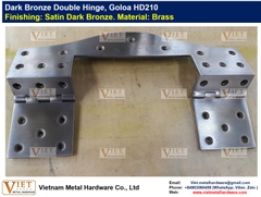 Dark Bronze Double Hinge, Goloa HD210