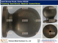 Dark Bronze Knob, Goloa HD220