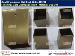 Gold Champagne Matt Feet, Goloa HD202
