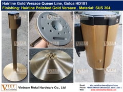 Hairline Gold Versace Queue Line, Goloa HD181