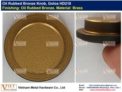 Oil Rubbed Bronze Knob, Goloa HD218