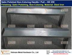 Satin Polished, Non Finishing, Steel Handle / Pull – HD 259