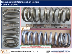 Stainless Steel Compression Spring. VCS 3600