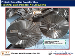 Brass Disc Propeller Cup
