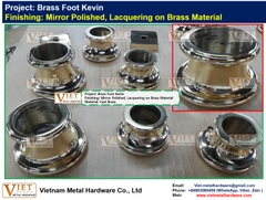 Brass Foot / Cap Kevin