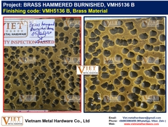 BRASS HAMMERED BURNISHED, VMH5136 B