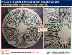 CHEMICAL ETCHING DÉCOR BRASS VMH 4212