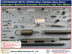 CUSTOM-MADE METAL SPRING (Steel, Stainless Steel, Brass)