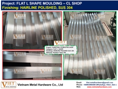 FLAT L SHAPE MOULDING, CL SHOP