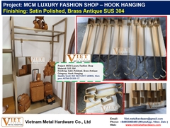 MCM LUXURY FASHION SHOP – HOOK HANGING