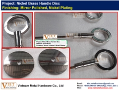 Nickel Brass Handle Disc