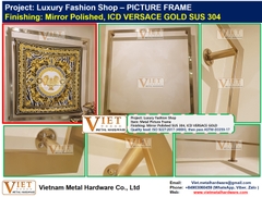 VERSACE METAL PICTURE FRAME