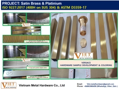 ICD Satin Brass & Platinium