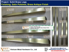 Solid Brass Legs