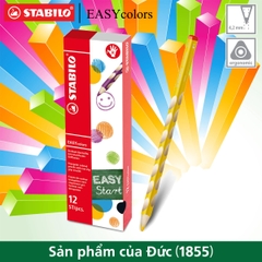Hộp bút chì màu thuận tay phải STABILO EASYcolors CLE33R (hộp 12 cây)