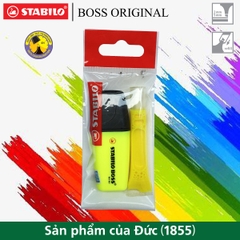 Bộ 1 Bút dạ quang STABILO BOSS MINI + Ruột châm mực (HL07-C1)