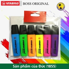 Bộ 6 Bút dạ quang STABILO BOSS ORIGINAL/PASTEL HL(P)70-C6