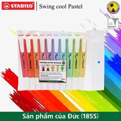 Bộ 10 bút dạ quang STABILO swing cool Pastel (HLP275-C10)